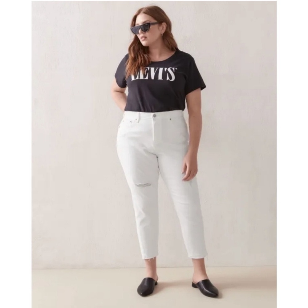 Levi’s wedgie skinny raw hem jeans, size 22W